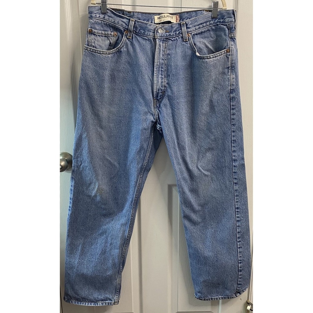 Levis 550 Mens 38x30 Jeans Regular Fit Medium Wash Denim Pants